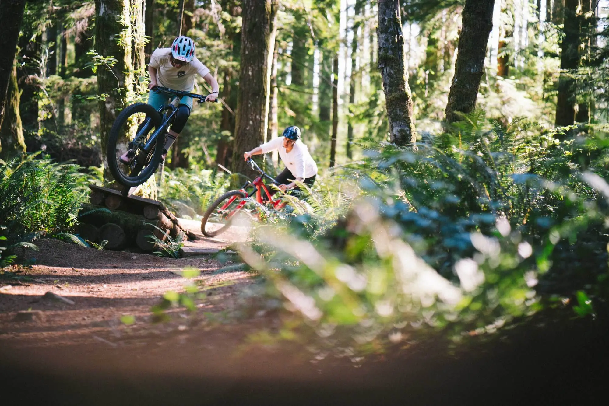 Mountain Bike Riders in Campbell River