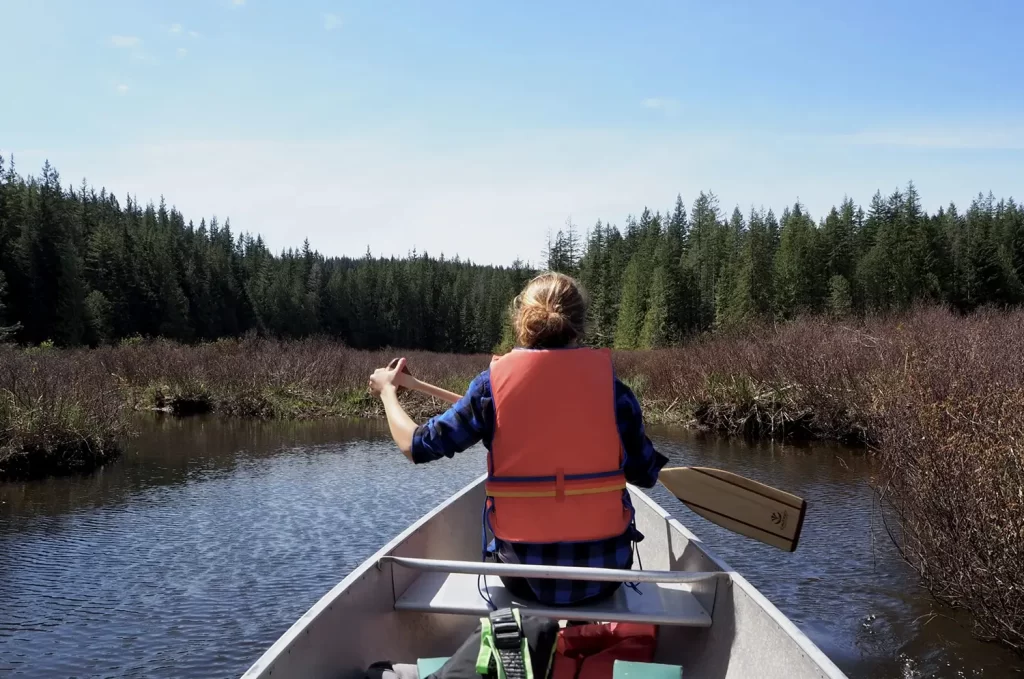 A Paddlers Guide to the Sayward Canoe Route Erin | Destination Campbell River