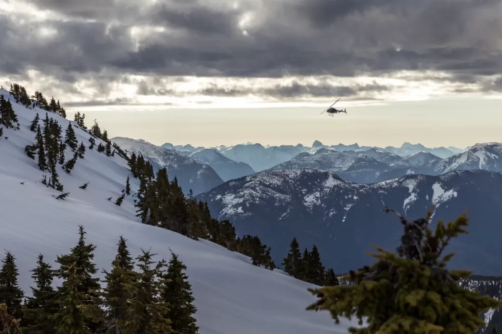 Snow Helicopter | Destination Campbell River