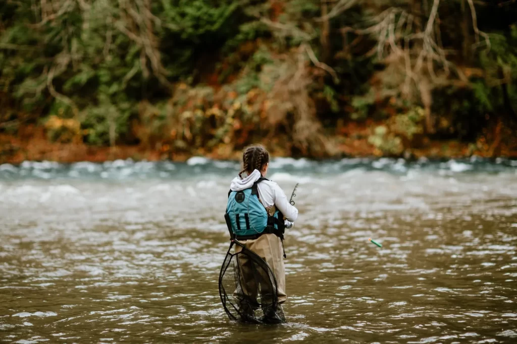 Fishing Girl | Destination Campbell River