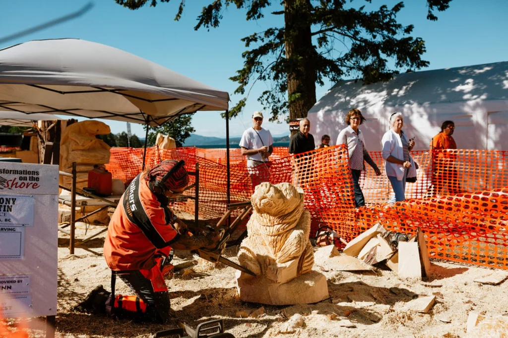 Chainsaw Carving Frank James Park | Destination Campbell River | Bluetree