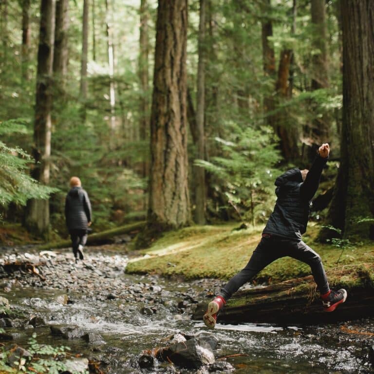 Stream Crossing Strathcona Provincial Park Erin Wallis Photography Destination Campbell River