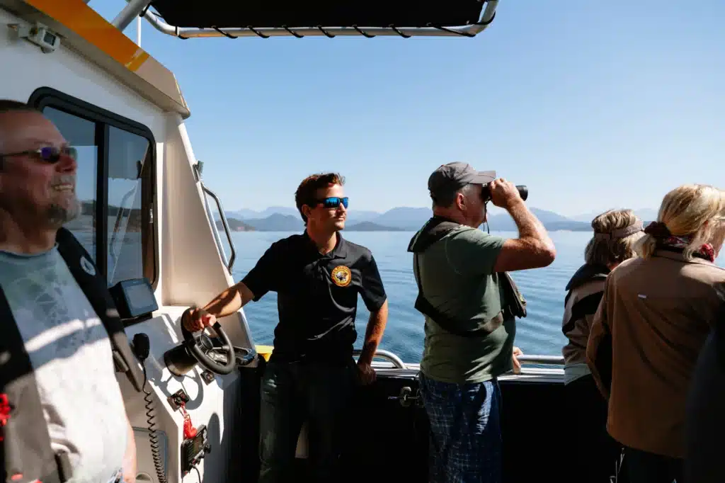 Guest of Eagle Eye Adventures Wildlife Tours | Bluetree Photography | Destination Campbell River